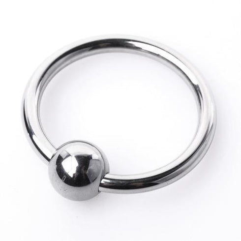 Steel Glans Ring With Ball